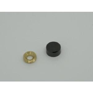 可 山伸 化粧飾止 １０ｍｍ 黒ニッケル 金属 表札 ネームプレート