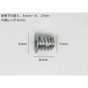 木工用 埋め込み ムラコシ 鬼目ナット Cタイ...の詳細画像2
