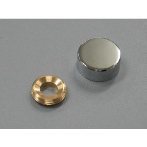 可 山伸 化粧飾止 ２０ｍｍ クローム 金属 表札 ネームプレート