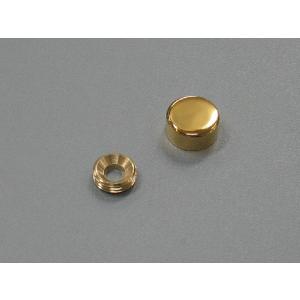 可 山伸 化粧飾止 １２ｍｍ ゴールド 金属 表札 ネームプレート