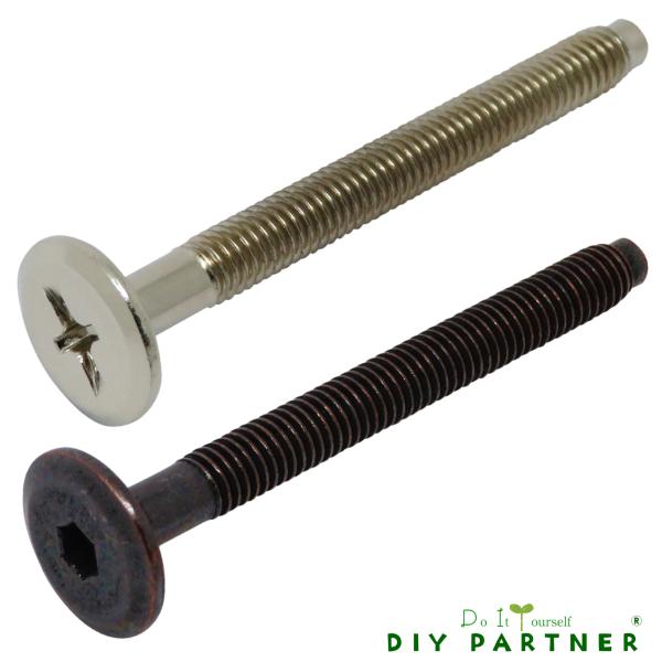 ボルト ジョイントコネクターボルト ＪＣＢ Ｍ６×６０ｍｍ ＤＩＹ連結金具 組み立てネジ 家具ネジ ...