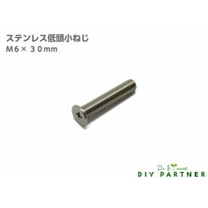 可 ステンレス 超低頭小ネジ Ｍ６×３０ｍｍ 金属 表札