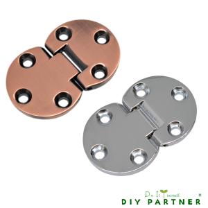 ドロップ丁番　ＧＢ・クローム 取付ビス付 ＤＩＹ 取り換え 扉金具 机丁番 ミシン台丁番｜DIYパートナー