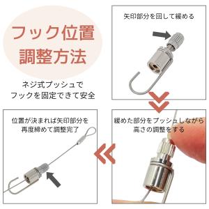 ピクチャーレール ワイヤー フックのみ cla...の詳細画像2