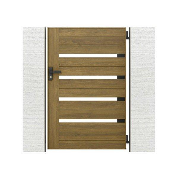 門扉 リクシル 開き門扉AA YS1型 横桟 片開き 07-12/07-14 柱使用 W700×H1...