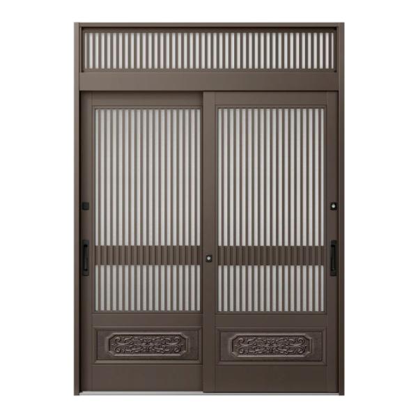 玄関引き戸JS 32P型 W164/169/187×H23 玄関引戸 2枚建 ランマ付 LIXIL ...