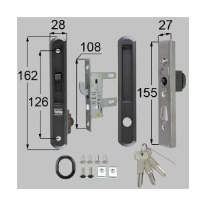 LIXIL（リクシル） L1Y31 LIXIL トステム 引戸召合せ内外錠セット MIWA