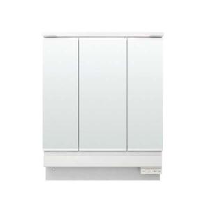 ピアラ ミラーキャビネット 間口W450mm MNS-451K-P 木枠付1面鏡 照明