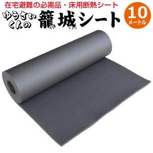 防災グッズ 床用断熱シート ゆうさいくんの籠城シート10m
