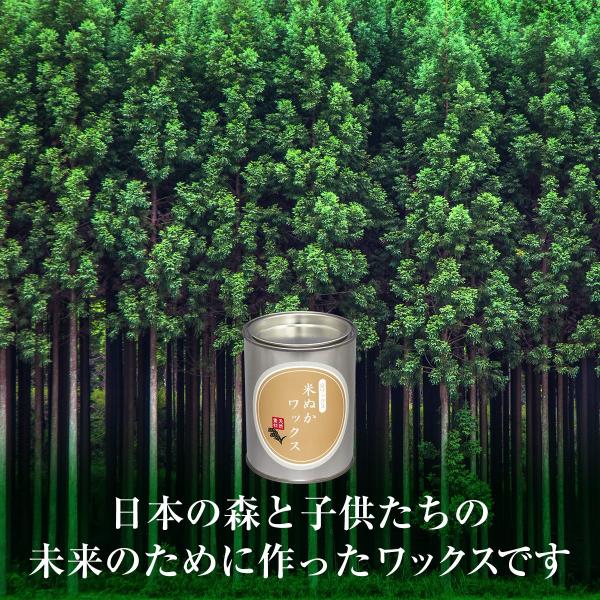 フロアワックス ワックス 針葉樹　杉材用ワックス 米ぬかワックス 300g　床 木工  フローリング...