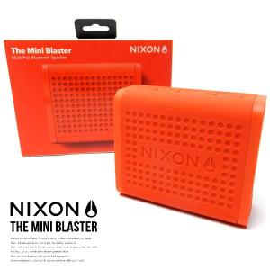 ニクソン NIXON ワイヤレス防水スピーカー Bluetooth対応 ハンズフリーマイク搭載 ザ・ミニブラスター レッドペッパー ブランド｜dj-dreams