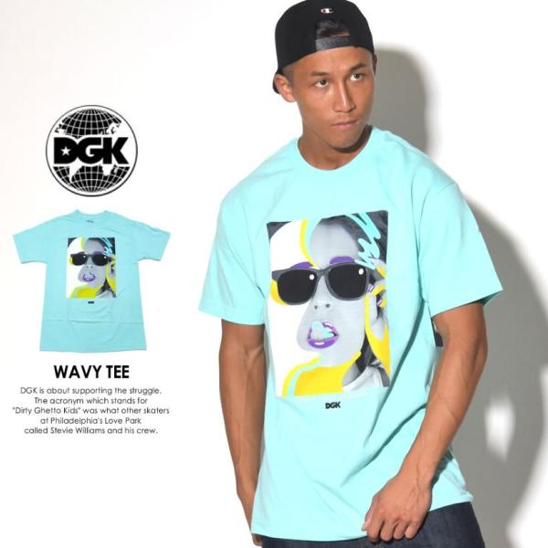 ディージーケー DGK Tシャツ 半袖 メンズ レディース WAVY TEE 夏 ブランド おしゃれ...