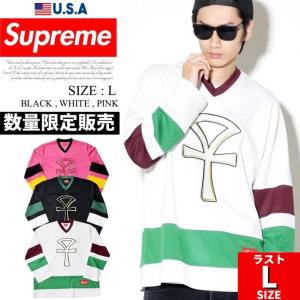 Supreme シュプリーム ホッケージャージ SS18KN5 Ankh Hockey Jersey  残りLサイズ 大きいサイズ ブランド