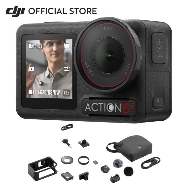 DJI Osmo Action 5 Pro Vlog Mic Mini コンボ アクションカメラ ウ...