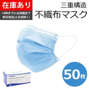 1箱50枚入 マスク 在庫あり 50枚 不織布マスク 在庫あり 使い捨て 椚