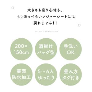 ふかふか レジャーシート 大きい 厚手 運動会...の詳細画像2