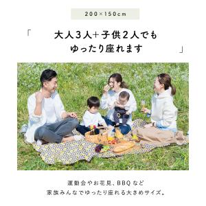 ふかふか レジャーシート 大きい 厚手 運動会...の詳細画像5