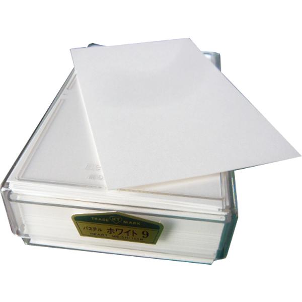 名刺台紙　パステルホワイト　100枚