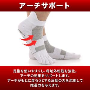 五本指ソックス 滑り止め 3足セット メンズ ...の詳細画像4