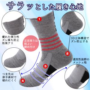スポーツソックス 3足組 確かな機能性 通気性...の詳細画像1