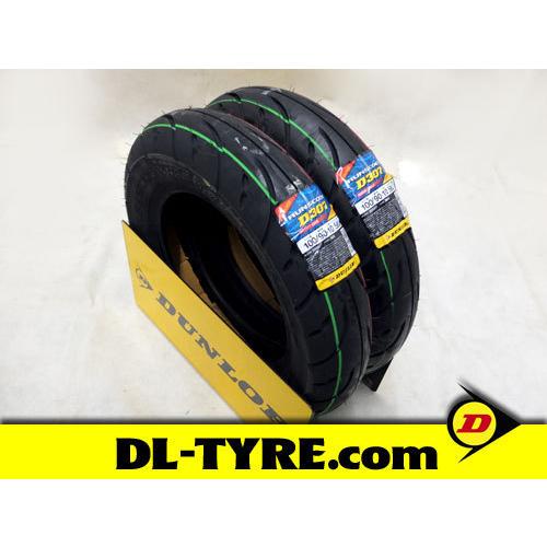 [前後２本セット] DUNLOP D307 100/90-10  [ジョーカー リード XC125 ...