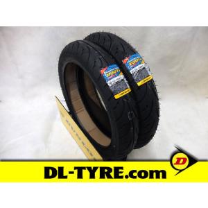 [前後セット] DUNLOP D307F 80/90-14 D307A 90/90-14 [Dio110]