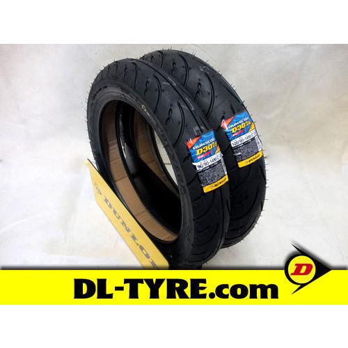 [前後セット] DUNLOP D307F 90/90-14 D307A 100/90-14 [PCX...