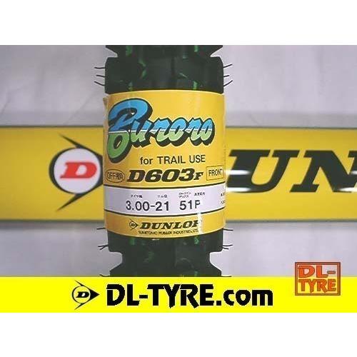 [フロント] DUNLOP 新品 D603 3.00-21 [KDX250R KDX220R KMX...