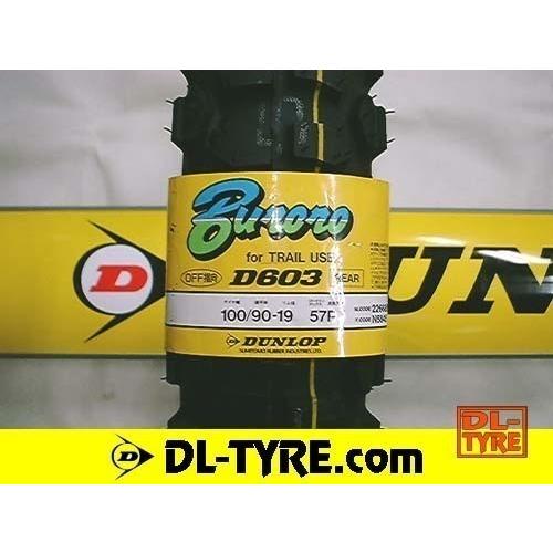 [リヤ] DUNLOP 新品 D603 100/90-19 [KDX200SR]