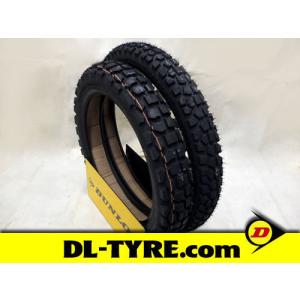 [前後セット] DUNLOP 新品 D605 70/100-19 90/100-16 [KLX125]｜DL-TYRE ヤフー店