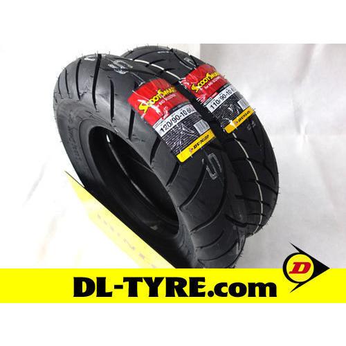 [前後セット] DUNLOP 新品 SCOOTSMART 110/90-10 120/90-10 [...
