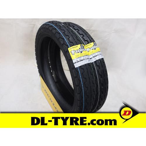 [前後セット] DUNLOP 新品 TT100GP 100/90-19 TL 4.00-18 [CB...