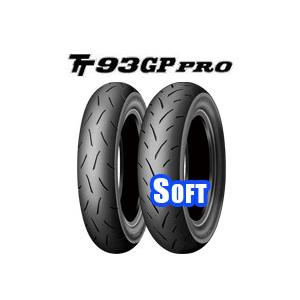 [前後セット] DUNLOP TT93GP PRO 100/90-12 120/80-12 [ソフト...