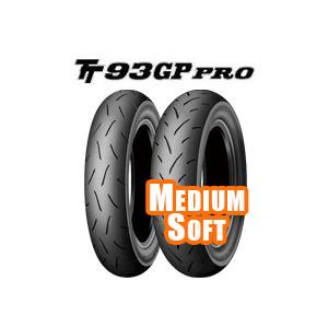 [前後セット] DUNLOP TT93GP PRO 100/90-12 120/80-12 [ミディ...