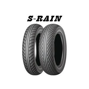 [前後セット] DUNLOP レイン S-RAIN 100/90-12 120/80-12 [公道不...