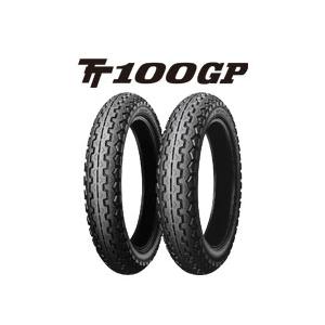 [前後セット] DUNLOP 新品 TT100GP 100/90-19 TL 4.00-18 [CB...