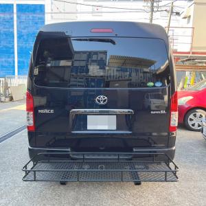 DMDヒッチ LUCIFER ハイエース200系ワイド E級 リアスタビ対応 3本出し