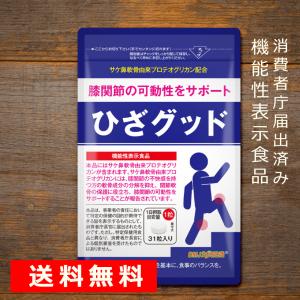 関節ケア サプリ 1か月分 ひざグッド プロテオグリカン サプリメント 関節 膝 グルコサミンコンドロイチン 膝サプリ グルコサミン 膝サプリメント