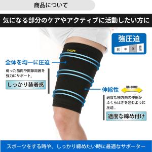 太ももサポーター 強圧迫 太腿 スポーツ リハ...の詳細画像4