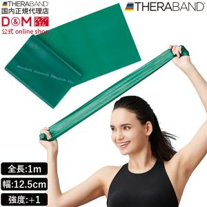 セラバンド トレーニングバンド フォーエントリー 1m 強度レベル1 グリーン 緑 #TBE-3 強度別 THERABAND ゴムチューブ ゴムバンド｜dmonline-shop