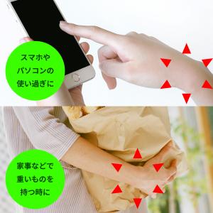手のひら用サポーター スリーブタイプ 段階的な...の詳細画像1