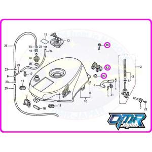 【新品】 リアタンクラバー (フューエルタンク/マウント) NSR250R MC16