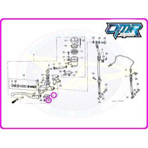 【新品】 フロントブレーキスイッチ  NSR250R NS250R/F NS400R MC16 【MC18 MC21 MC28 NC19 MC11】｜dmr-japan