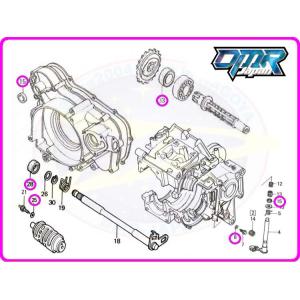 DMRーJAPAN マフラーガスケット [2個入り] NSR250R MC16 MC18 MC21