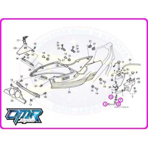 新品】 ボルト＆カラー (オイルタンク) NSR250R MC18 : DMR-Japan