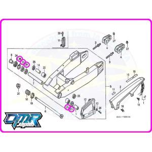 【新品】 ベアリング＆オイルシール (スイングアーム) NSR250R MC18 MC16