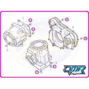 新品】 ノックピン (シリンダー＆クラッチカバー) NSR250R MC16 MC18