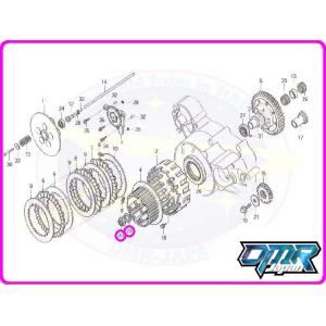 新品】 乾式用 クラッチドリブン用オイルシールセット 91207-KV3-781