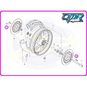 ホンダ（HONDA） NSR250R MC21 MC28 フロントディスクボルト×12 純正