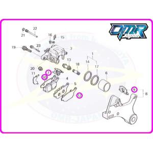 新品】 リアキャリパーピストン MC18MC21 43107-KT7-761 : DMR-Japan